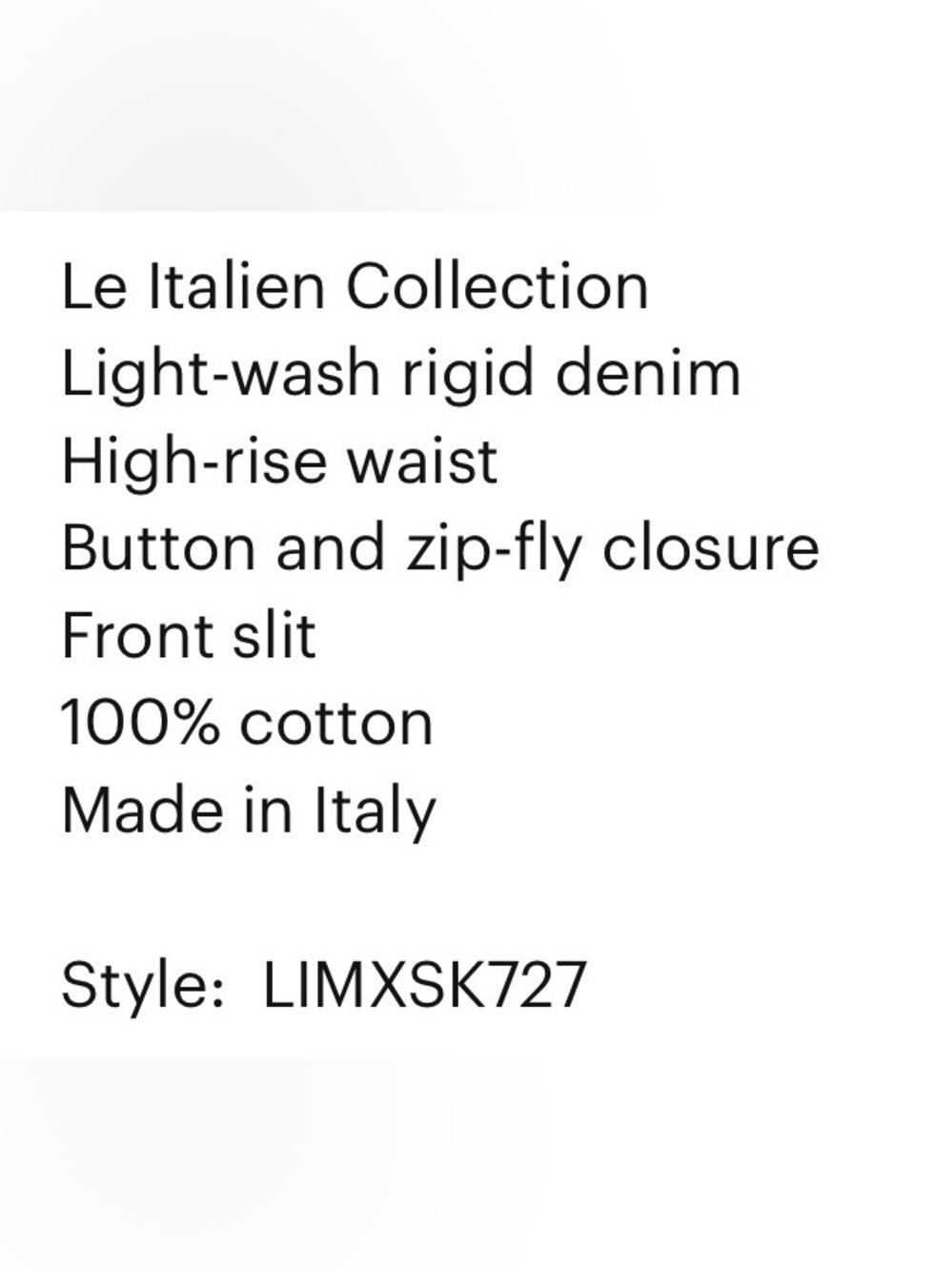 FRAME Le Italien Blue Denim Maxi Skirt - Picture 8 of 9